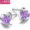 Pendientes de cobre en liquidación, joyería coreana al por mayor, joyería retro, plata, moda, venta directa de fábrica.