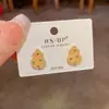 Novos Brincos de Cabideira Vazados com Diamantes Inteiros Moda Estilo Chinês Simples Design Único Brincos Pequenos Versáteis Exquisitos Atacado