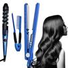 Plancha de Pelo Recta y Rizadora Tres en Uno de Venta Caliente Transfronteriza, Alisador, Rizador en Espiral, Set de Peine
