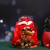 Bolsa de Maçã de Natal Bolsa de Presente Bolsa Tote Bolsa de Doces Adultos Crianças Novo Sino Papai Noel Bolsa de Presente