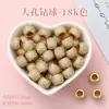 Retención de Color Alta Calabaza Sólida Boca Curva Colgante Accesorios para Joyería DIY Incrustado con Flor de Zirconio Soporte para Flores Accesorios para Colgante de Calabaza