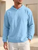 Moletom com capuz de algodão masculino Amazon transfronteiriço, tamanho europeu, gola redonda com punhos, blusa de manga longa casual para atividades ao ar livre, estilo americano