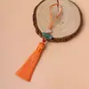 Colgante de Nube con Borla Corta Estilo Antiguo Bolsita Broche Hanfu Accesorio Colgante Hecho a Mano DIY Marcador de Libros Colgante