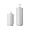 Botella Plástica Personalizada de HDPE con Hombro Plano 1000ml Botella de Detergente para Ropa Interior 500ml Botella de Champú y Gel de Ducha de Alta Gama