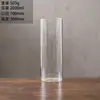 Vaso de Vidro Transparente Espesso de Alta Qualidade para Arranjos Florais Hidropônicos, Recipiente de Cultura em Água de Bambu, Decoração de Sala de Estar, Balde de Despertar Flores