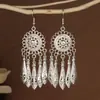 Pendientes de Pavo Real para Minorías Étnicas, Regalos Retro de Plata Miao Estilo Étnico, Accesorios de Pendientes Vintage de Imitación Plata