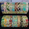 Pulseira de Esmalte Fino Cloisonné 0,6 mm, Pulseira de Esmalte Cloisonné Estilo Novo, Pulseira de Esmalte Cloisonné com Gotejamento de Óleo Transfronteiriça