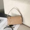 Bolso bandolera de piel de vaca de primera capa para mujer, bolso de barril para teléfono móvil, monedero de piel suave simple y práctico, almohada