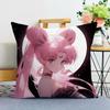 Almohada de Dibujos Animados de Chica Bidimensional Rosa Tsukino Usagi Almohada para Dormir de Lado Regalo Personalizable Cojín de Sofá Manta