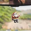 Nuevo Colgante de Coche de Acrílico Plano de Santa Claus Transfronterizo Adorno Decoración Navideña Dibujos Animados