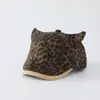 Gorra de béisbol estilo coreano con estampado de leopardo y orejas, elegante y única, gorra de béisbol retro dulce y genial para primavera y otoño
