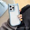 Orejas de gato adecuadas para Apple 16 Funda para teléfono móvil iphone14 Acrílico transparente Lindas mujeres 13 Celebridad de Internet Ins