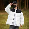 Invierno 2024 Ropa de Algodón Nueva para Pareja Hombres Combinación de Colores Traje de Panal Holgado Tejido Principal 100% Nylon S-3XL