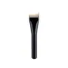 Brocha de Base Negra en Forma de Media Luna de Una Sola Línea, Brocha tipo Cuchilla, Brocha para Mascarilla sin Polvo, Ligera y Flexible, Brocha de Maquillaje sin Marcas