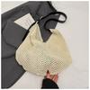 Bolso de Punto Nuevo de Primavera 2025 Bolso Tejido Bolso de Hombro Bolso Tote de Gran Capacidad Estilo Vacacional Bohemio Mujeres