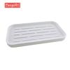 Tapete Anti-respingo de Água Quadrado para Torneira de Silicone Bandeja Coletora com Dreno Tapete Impermeável Armazenamento de Pia Tapete de Secagem Inclinação Sem Água
