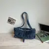Bolsa de Hombro Cruzada para Mujer de Gran Capacidad, Estilo Moderno, Versátil, Mezclilla, Nueva Moda Verano 2026