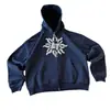Aliexpress Moda Transfronteriza Estilo Hip-Hop Americano High Street Ropa de Pareja Deportiva Cierre Cardigan Sudadera con Capucha y Pantalones Deportivos Pintados a Mano