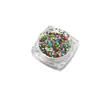 Nuevos Lentejuelas Hexagonales Redondas de Colores para Arte de Uñas en un Frasco, Colores Mixtos, Pegatinas Decorativas Ultra-delgadas para Uñas DIY Venta al por Mayor