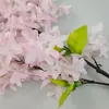 Flores de lilás artificiais, flores de lilás de haste longa de haste única e flores de lilás roxas para treliças, árvores floridas decorativas, arranjos florais e exposições de jardim