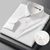 Camisa de Lino y Algodón Nueva Casual de Negocios Mezcla de Algodón y Lino Resistente al Desgaste Ropa para Hombre Versátil Boutique Estilo Old Money de Gama Alta Camisa