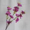 Simulação transfronteiriça ramo de flor de macieira decoração de casa ao ar livre flor artificial casamento decoração de casamento paisagem ramo de flor de pessegueiro atacado
