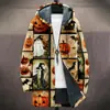 Cruce de Fronteras Nuevo Modelo Temu Independiente 3D Digital Libre de Riesgos para Hombre Holgado con Cremallera Sudadera Cardigan Chaqueta de Algodón DIY desde Imágenes