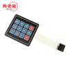 Teclado de membrana 3*4/4*4 teclado matricial microcontrolador de un solo chip teclado de expansión externo teclado de membrana komei estrella