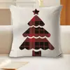 26 Estilo Novo Árvore de Natal Múltiplos Estilos Capa de Almofada Ano Novo Capa de Almofada Árvore de Natal Alce Floco de Neve Almofada Atacado