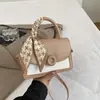 Bolsa Feminina Estilo Fresco Cor Contrastante 2026 Nova Coleção Primavera/Verão Elegante Moda Pequena Quadrada Bolsa de Ombro Transversal de Alto Valor