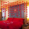 Casamento fontes de casamento por atacado quarto de casamento sala de estar decoração amor não-tecido cortina de fio vermelho 1,5 milímetros de espessura