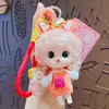 Chaveiro Pingente de Boneca Desenho Animado Criativo Boneca Feita à Mão Fofa Pingente de Bolsa Chaveiro de Carro Presentes para Pendurar