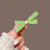 Pinza para el cabello con lazo de perlas estilo coreano para mujer, Nuevo accesorio de clip de alta gama 2025, Adorno para el cabello único y hermoso