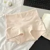 Roupa Íntima Feminina de Algodão Puro Roupa Íntima Feminina de Cintura Alta Todo Algodão 10A Antibacteriano Entrepernas Estendida Classe A Algodão de Bebê Roupa Íntima Boxer Feminina Plus Size