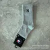 Novas Meias Ny Estilo Coreano Meia Alta Bordada Estilo Meias Esportivas para Homens e Mulheres Casais Algodão Penteado Letra Meia Alta Tendência