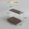 Estante de Almacenamiento de Escritorio Acrílico Estante de Almacenamiento de Cosméticos para Tocador Gabinete de Exhibición para Taza de Agua Doméstica, Taza de Té, Taza de Café