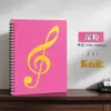 Pasta de Partituras A4 para Partituras de Piano, Não Refletiva, Porta-Partituras Personalizável, 20/40/60 Páginas, Fichário Multifuncional para Partituras