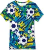 Venta Caliente Transfronteriza de Aliexpress Impresión Digital 3D Copa Mundial de Fútbol Tendencia de Verano Ropa Infantil Camisetas Casuales de Manga Corta