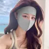 Máscara de Proteção Solar de Alta Qualidade, Máscara Simples de Seda Gelada Anti-UV para o Verão, Facekini Versátil para Proteção Solar Esportiva e de Negócios