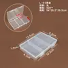 Caja de Almacenamiento de Plástico Transparente de 5 Compartimentos, 8 Compartimentos, 10 Compartimentos, 15 Compartimentos, 24 Compartimentos para Cuentas, Componentes, Joyería y Piezas