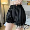 Pantalones de Seda de Hielo de Calabaza para Verano, Shorts de Seguridad Delgados para Mujer, Antiexposición, No se Enrollan, Corte Holgado, Tallas Grandes, Pantalones Linterna