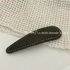 Pinza para el pelo Bb de Tela Mate Estilo Ins Coreano Gota de Agua, Pinza de Flequillo de Moda y Sencilla Accesorio para el Pelo Lateral