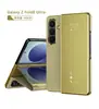 Funda para Teléfono Móvil Samsung Fold8Ultra, Funda Protectora con Pantalla Espejo Inteligente Fold7, Funda de Cuero Plegable Anti-Caída