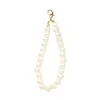 Estilo Pequeño Aroma Transfronterizo Nuevo Colgante de Llavero con Cadena de Perlas Mini Estrella de Cinco Puntas Accesorios de Cadena para Colgar en Funda de Teléfono Móvil Bolso para Mujeres