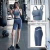 Novo colete fitness feminino 2025, roupa esportiva justa e respirável para ioga, corrida profissional, secagem rápida, com bojo no peito