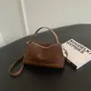 Bolso Nanfeng popular y de alta gama para otoño e invierno de 2026, de gran capacidad, transfronterizo, comercio exterior, transmisión en vivo, bolso de hombro cruzado de gamuza