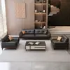 Nuevo Juego de Mesa de Té para Oficina Estilo Italiano Área de Lounge Simple Moderno Casual Sofá de Recepción Sofá para Reuniones de Negocios
