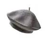 Chapéu de Tricô 100% Caxemira da Mongólia Interior Homens Mulheres Inverno Quente Boina de Cor Sólida Chapéu de Lã Chapéu para Frio