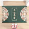 Buscando Felpudo Festivo Rojo de Fábrica para Boda China Felpudo de Anillo de Seda Felpudo para Puerta Alfombra para Piso de Casa Corte Casero