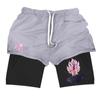 Comercio electrónico transfronterizo de Amazon pantalones cortos de verano caluroso dragon ball impresión digital 3D para hombre y mujer pantalones de playa dobles